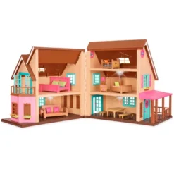 Li'l Woodzeez Toy House With Furniture 20pc - Honeysuckle Hillside Cottage -Barbie Store GUEST e72fc48e 9009 4eec a2de 4e530aa4a816