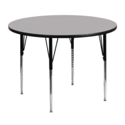 Flash Furniture 48'' Round Thermal Laminate Activity Table - Standard Height Adjustable Legs -Barbie Store GUEST e95e56b5 7f01 4cd0 9d04 cdfaeadff2bf