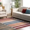 NuLOOM Colorful Striped Machine Washable Kids Area Rug