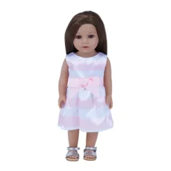 Sophia’s Stripe Party Dress And Sandals For 18" Dolls, Pink/White -Barbie Store GUEST eba1c874 2d99 41f9 844c 7f68502bca97