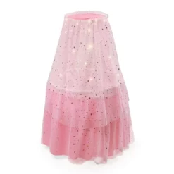 Badger Basket Sweet Dreams Round Doll Bassinet With Canopy And LED Lights - Pink/White/Stars -Barbie Store GUEST ec43116e 3f40 4e59 9753 e4766145a9c7