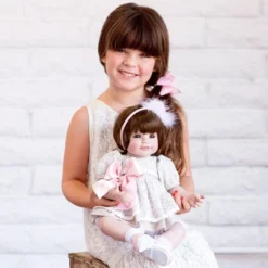 Adora Realistic Baby Doll Enchanted Toddler Doll - 20 Inch, Soft CuddleMe Vinyl, Brown Hair, Brown Eyes -Barbie Store GUEST f00821ec 7f88 4e41 b600 87c3159b4c22