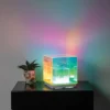 Teen Iridescent Acrylic LED Cube Novelty Table Lamp - West & Arrow -Barbie Store GUEST f0e362a9 1fa7 4f21 af97 530036ea7c65
