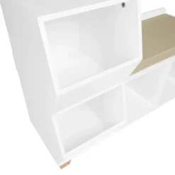 Kids' Catch-All Storage Bench White - RiverRidge Home