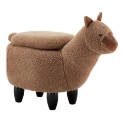 Anders Llama Storage Ottoman Brown - Inspire Q -Barbie Store GUEST f1a201d3 b12d 4613 8798 4f9447bb3b03