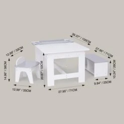 Fantasy Fields - Little Artist Monet Play Art Table Kids Furniture - White/Gray -Barbie Store GUEST f243e9b6 c00c 470b 815a fbb1a04c020c
