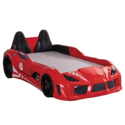 Twin Tarryton Car Bed With LED Lights And Sound - MiBasics -Barbie Store GUEST f269cedc 1343 48da 8d88 86575578f76b