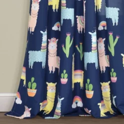 52"x84" Make A Wish Southwest Llama Cactus Window Curtain Panels Set - Lush Décor -Barbie Store GUEST f29e67f3 a97e 459f 906a 04bb19b32070