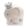 Bank White/Blue Coco Elephant Bank - One Bank 7.75 Inches - Baby Hand Painted - 3781Bl - Ceramic - Off-White -Barbie Store GUEST f32b8c49 941c 4f94 bae1 0b354169a58a
