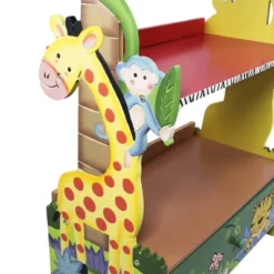 Sunny Safari Jungle Bookshelf - Fantasy Fields By Teamson Kids -Barbie Store GUEST f412766d eb20 446b 8174 06a140a586c2