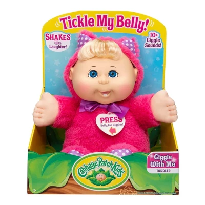 Cabbage Patch Kids Giggle With Me Pink Kitty With Blue Eyes Baby Doll 3 Cabbage Patch Kids Giggle With Me Pink Kitty With Blue Eyes Baby Doll