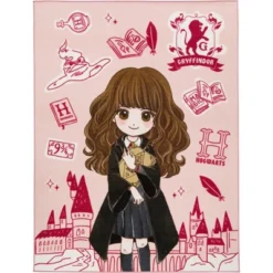 KC CUBS | Harry Potter Wizarding World Boy & Girl Kids Modern Décor For Nursery Bedroom Or Classroom Rug Carpet, Hermione Granger -Barbie Store GUEST f5f4505f 2d70 4569 8a91 47241648c8d3