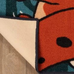 Dinoventure Dinosaurs Non-Slip Kids Playroom Decor Washable Indoor Area Rug By Blue Nile Mills -Barbie Store GUEST f868c5f2 7539 4e41 a857 7947f160b2fc