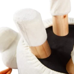 Cheer Collection Kids Mini Padded Footstool With Solid Wooden Legs -Barbie Store GUEST faa46594 3f60 4e36 a91b 29c899892a90