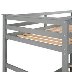 Twin Over Twin Wood Bunk Bed With 4 Drawers, Trundle And Staircase-ModernLuxe -Barbie Store GUEST fe91ec5e 43f0 4ad2 9506 b62df0f56b06
