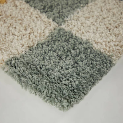 Sydney Rainbow Checkered Shag Kids' Rug - Balta Rugs 4 Sydney Rainbow Checkered Shag Kids' Rug - Balta Rugs - Image 2